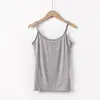 Camisola básica feminina de modal para primavera e verão, casual, pode ser usada por fora, roupa de casa sem metal