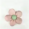 Verano Nuevo Estilo Cuadrícula de Maíz Relleno de Algodón Flor de Cinco Pétalos Accesorios DIY Accesorios de Tela Rellenos de Algodón Accesorios para Ropa