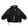 Chaqueta Acolchada de Otoño e Invierno para Niños 2026 Nuevo Estilo Coreano Cortavientos con Capucha para Niños Chaqueta de Bebé con Forro Polar