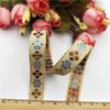 Paquete de Cinta Recortada de Borde de 1 cm, Cinta Colorida en Forma de Diamante con Encaje de Estilo Étnico Cuadriculado, Ropa con Lazo de Estilo Chino Tradicional