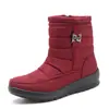 Novas Botas de Algodão Femininas Botas de Inverno Femininas para Meia-idade e Idosos Quentes Botas de Neve Tamanho Grande 41-43 Sapatos de Mãe