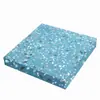 Tijolos de Pedra Moídos à Água, Tijolos Imitação Pedra Cinza Sésamo, Azulejos de Piso para Decoração de Metrô e Escola, Piso de Terrazzo Pré-Fabricado Granular