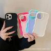 Funda para teléfono móvil transfronteriza New Wave Apple 15 Macaron con diseño de muñeco adhesivo de dibujos animados para iPhone 11