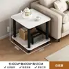 Mesa pequeña simple casa de alquiler mesa de café pequeña mesa lateral de sofá de sala estante de mesita de noche de dormitorio mesa cuadrada pequeña para el hogar