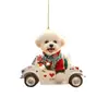 Productos Nuevos Transfronterizos Más Vendidos Planos 2D Acrílico Regalos Gato y Perro Mochila Colgantes para Coche Decoraciones para el Hogar