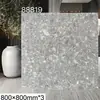 Baldosas de Terrazo Gris 800X800 Cadena de Tiendas Baldosas Antideslizantes para Suelo 600X600 Baldosas para Suelo de Sala de Estar y Restaurante