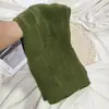Bufanda Pequeña Verde Militar para Mujer, Nuevo Producto de Invierno, Cálida, Al Por Mayor, Linda, Sencilla, Borgoña, Calentador de Cuello Versátil