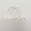 En Stock Cordones para Etiquetas Universales Blancos y Negros con Forma de Bala, Cordones de Alta Gama para Etiquetas de Ropa, Cordones Desechables para Etiquetas, Hechos a Medida