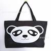 Bolso Bandolera Bolso de Mujer de Moda Bolso de Lona para el Hombro Casual Combinable Bolso de Hombro Simple de Lona con Estampado de Gato Micrófono