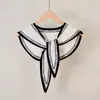 Chal Estilo Pintura al Óleo con Colgante de Perla, Chal Pequeño para Hombros para Mujer, Cuello Falso Decorativo de Anacardo de Alta Gama, Chaleco para Habitación con Aire Acondicionado