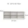Móvel Modular Combinado Usm Armazenamento de Luxo Leve Aparador de Aço Inoxidável Armazenamento Gabinete de TV Gabinete de Sapatos Estilo Ins Armário Lateral de Armazenamento