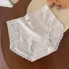 5455 # Calcinha Feminina Malha Respirável de Verão Estética Pure Desire, Algodão Puro com Entrepierna Estendida, Antibacteriana 10A
