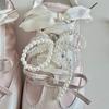 Cordón hebilla zapato flor decoración al por mayor amor puro ballet deportivo Zapatos Forrest Gump para mujer entrenamiento moral zapatos decoración accesorios cambiar accesorios