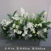 Arreglos Florales de Boda Estilo Bosque, Macetas Colgantes, Flores de Seda, Decoraciones de Pasillo, Decoraciones para la Ceremonia de Entrega del Coche de Boda, Escaparates, Plantas Verdes