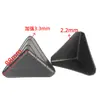 Protectores de Esquina de Plástico Negro para Muebles, Gabinetes, Ventanas, Marcos de Fotos, Tableros, Cajas de Ángulo Recto, Anillos Protectores de Esquina, Sin Olor
