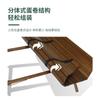 Mesa plegable octogonal para camping al aire libre, juego de mesa y sillas plegables, portátil, camping, madera maciza, barbacoa, mesa y sillas plegables
