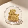 Pegatinas Doradas Puras 999 para Teléfono, Nuevo Modelo de Pegatinas Doradas para Teléfono, Pegatinas Doradas de Princesa Por Favor Hazte Rico, Regalos al por Mayor Modelo Nuevo del Año de la Oveja