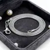 Colar de Osso de Cobra Ultra Fino Transfronteiriço Europeu e Americano 1mm Estilo Ins Corrente de Cobra Nicho Acessível Luxo Simples Moda Colar de Alta Qualidade