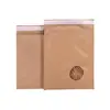 Saco Envelopado para Envio em Papel Kraft à Prova de Choque com Revestimento Interno de Amortecimento em Papel Colmeia Embalagem Totalmente Degradável Reciclável Amigo do Meio Ambiente Estilo Envelope