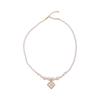 Collar de Perla de Cuatro Hojas para Mujer 2025 Nuevo Cadena para Clavícula Lujo Accesible Estilo Europeo y Americano de Gama Alta Collar Francés de Nácar