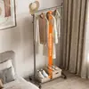 Perchero de pie para dormitorio, nuevo modelo 2026, tendedero interior para uso doméstico, perchero móvil