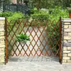 Madera Carbonizada Anti-Pudrición Red Desplegable de Madera/Valla Retráctil/Barrera/Estructura para Trepar/Red Desplegable Carbonizada/Seto/Puerta Corredera