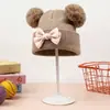Gorro de bebé para niños, gorro de punto para recién nacidos, gorro de lana para bebés de otoño e invierno, gorro de invierno cálido y lindo para niñas