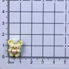 Mini Colección de Animales Pegamento de Resina Crema Accesorios DIY Funda de Teléfono Móvil Zapato con Agujero Pasador de Pelo Parche Lote