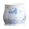 Taza Maestra Estilo Antiguo con Ceniza de Planta, Uso Doméstico Personal, Taza Base Flor de Loto Margarita Azul, Taza Grande de Té Kung Fu, Taza de Degustación, Cuenco de Té