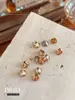 Punto Maillard Base Cónica Zircón Color Champaña Corazón Estéreo Azúcar de Roca Huevo de Paloma Joyería para Uñas Decoración de Uñas Diamante Al por Mayor