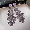 Joven Elegante~Estilo Socialité Aretes de Botón con Aguja Plateada Incrustaciones de Pedrería Forma de Gota de Agua Joyería de Lujo Ligero con Acabado de Alta Gama Exquisitos Adornos de Oreja Estilo Princesa