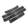 Adecuado para 17-22 Mazda Cx5 Tiras para el umbral de la puerta, Pedales de bienvenida, Pegatinas Protectoras de Tira Brillante para el Umbral de la Puerta Interior y Exterior del Cx-5