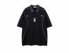 Polo Deportivo Retro Americano de Manga Corta para Hombre Diseño Verano 2025 Top Casual Pesado de Nicho Holgado