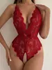Comércio Exterior Transfronteiriço fontes termais e verão Sexy Europeu e Americano Lingerie com Decote nas Costas Renda Macacão Sexy sem Costas Renda Atacado