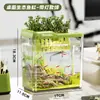 WO Aquário Peixe Douyu Sala de Estar 2025 Novo Aquário Ultra Transparente Desktop Casa Mesa de Chá Criativo Aquário de Peixe Dourado