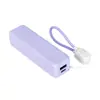 Mini Cargador Portátil Compacto para Teléfono Móvil con Gran Capacidad de 5000 mAh 2A, Portátil con Correa Integrada, Fuente de Alimentación Móvil de Carga Rápida