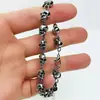 Pulsera vintage de aleación personalizada para hombre, superventas transfronteriza europea y americana, pulsera de calavera electrochapada, nueva pulsera para hombre