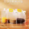 Bolsa Transparente Autoportante con Boquilla, Bolsa para Almacenamiento de Granos, Bolsa para Granos, Bolsa para Empaque de Alimentos, Venta al por Mayor de Cerveza