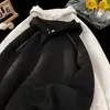 Sudadera con capucha y cremallera pesada holgada para hombre Otoño/Invierno 2026, Chaqueta juvenil gruesa de talla grande, Diseño simple