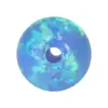 Huagang Gem Agujero Completo Esférico OPALO Imitación Piedra Ópalo Perlas Dispersas Piedra Desnuda Perlas Redondas Sintéticas Perlas Aobao
