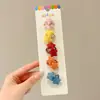 Cuerda para el pelo de estrella pequeña de alta elasticidad Banda de goma para atar trenzas pequeñas de pío Accesorios para la cabeza Banda elástica para la cabeza de niños Nueva 2025
