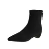 Botines de Punta para Mujer 2026 Otoño/Invierno Nuevo Estilo Botas de Mujer Botas Estrechas de Nicho Botines Planos Tacón Bajo Botas de Moda