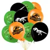 Globos con Tema de Dinosaurios Tyrannosaurus Rex Fiesta de Cumpleaños Infantil Diseño Decorativo para Fiesta Globos de Látex de 12 Pulgadas