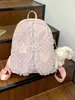 Mochila Yozzi 2026 Verano Nuevo Estilo Bloques de Color Lindos para Estudiantes Mujeres, Mochila de Gran Capacidad con un Diseño Dulce y Lindo