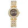 Reloj de cuarzo con incrustaciones de diamantes para mujer, reloj de cadena de garra con forma de corazón de nicho, reloj de cuarzo de lujo ligero para mujer, cadena de garra con forma de corazón transfronteriza