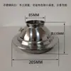 Difusor de aire de acero inoxidable accesorios de equipo de ventilación de hierro galvanizado pueden limitar y ajustar el volumen de aire salida de aire fresco boquilla de aire de ojo de buey giratorio