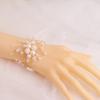 Flor de Muñeca Coreana para Novia, Hermoso y Súper Hada Flor de Orquídea Pulsera de Flor para Mano, Regalo de Boda, Grupo de Damas de Honor Hermanas