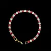 Pulsera Redonda de Cobre Chapado en Oro con Circonita y Diamantes Completos, Diseño Minimalista Versátil de Lujo Ligero, Moda, Venta Directa de Fábrica