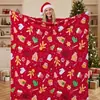 Manta de Flanela Halloween Estampa de Fantasma Laranja Abóbora Manta de Sofá Decoração de Casa de Outono Fabricante Atacado