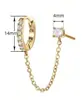 Más vendidos en Europa y América: Pendientes de latón chapados en oro auténtico, modernos y elegantes, un conjunto de joyería de alta gama para mujer que complementa cualquier atuendo.